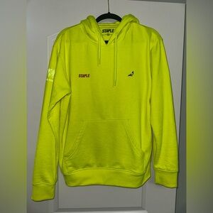 Staple Neon Yellow Sweatshirt Hoodie Casual
